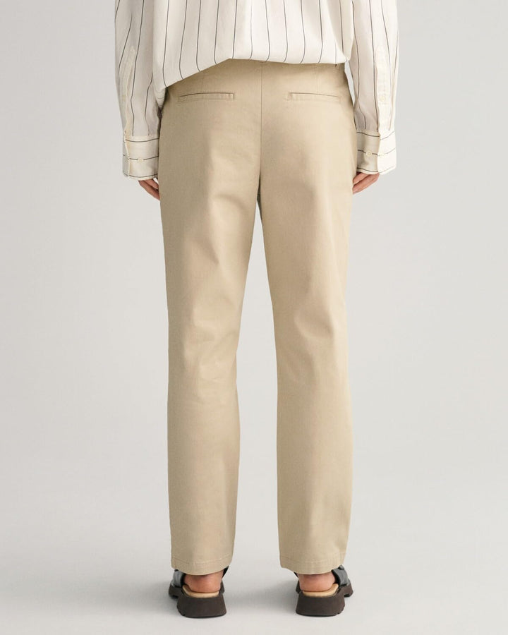 Gant Damen Klassische Hose Slim Chinos 36 Dry Sand, 36 Dry Sand