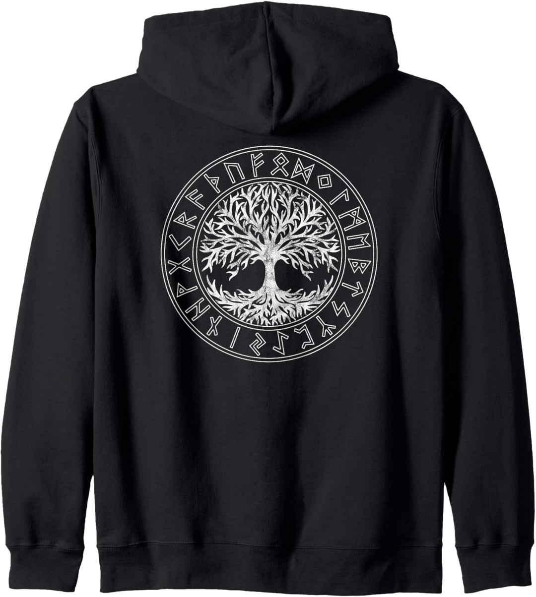Baum des Lebens, Runen Kreis, Keltischer Lebensbaum, viking Kapuzenjacke