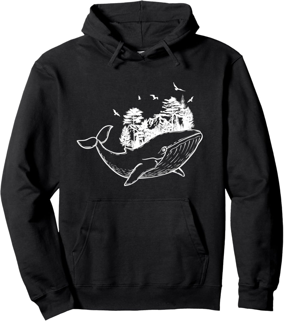 Wal Rettet die Erde Umwelt & Naturschutz Wal Pullover Hoodie