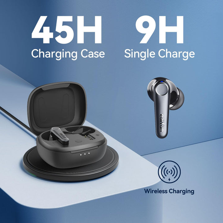 EarFun Air Pro 3 Bluetooth Kopfhörer In Ear, 43dB Hybride Aktive Noise Cancelling, Kabellos, HiFi So