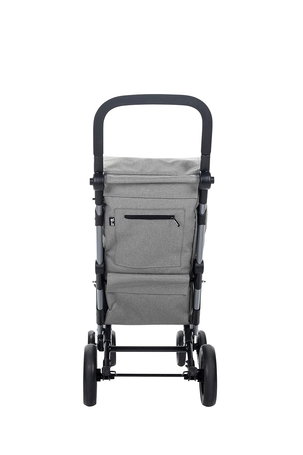 Carlett – Classic Duo | Faltbarer Einkaufswagen mit Gratis-Haken | Robuster Einkaufswagen | 4 Räder