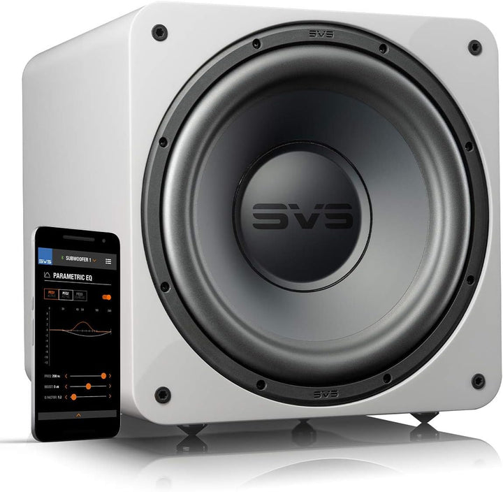 SVS SB-1000 Pro Sealed Subwoofer (Weiss glänzend) Einzeln Weiss, Einzeln Weiß