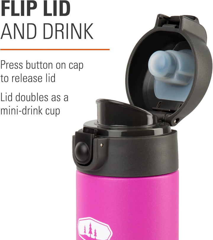 GSI Outdoors Microlite 350 Flip Thermoskanne Unisex für Erwachsene, Rosa (Fuchsia)