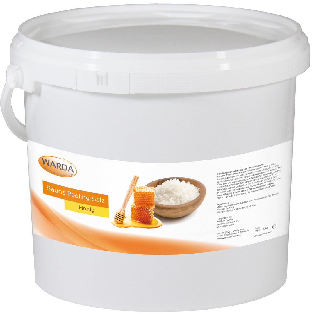 Warda Sauna – Peeling Salz Honig Hautpflege 5 Kg