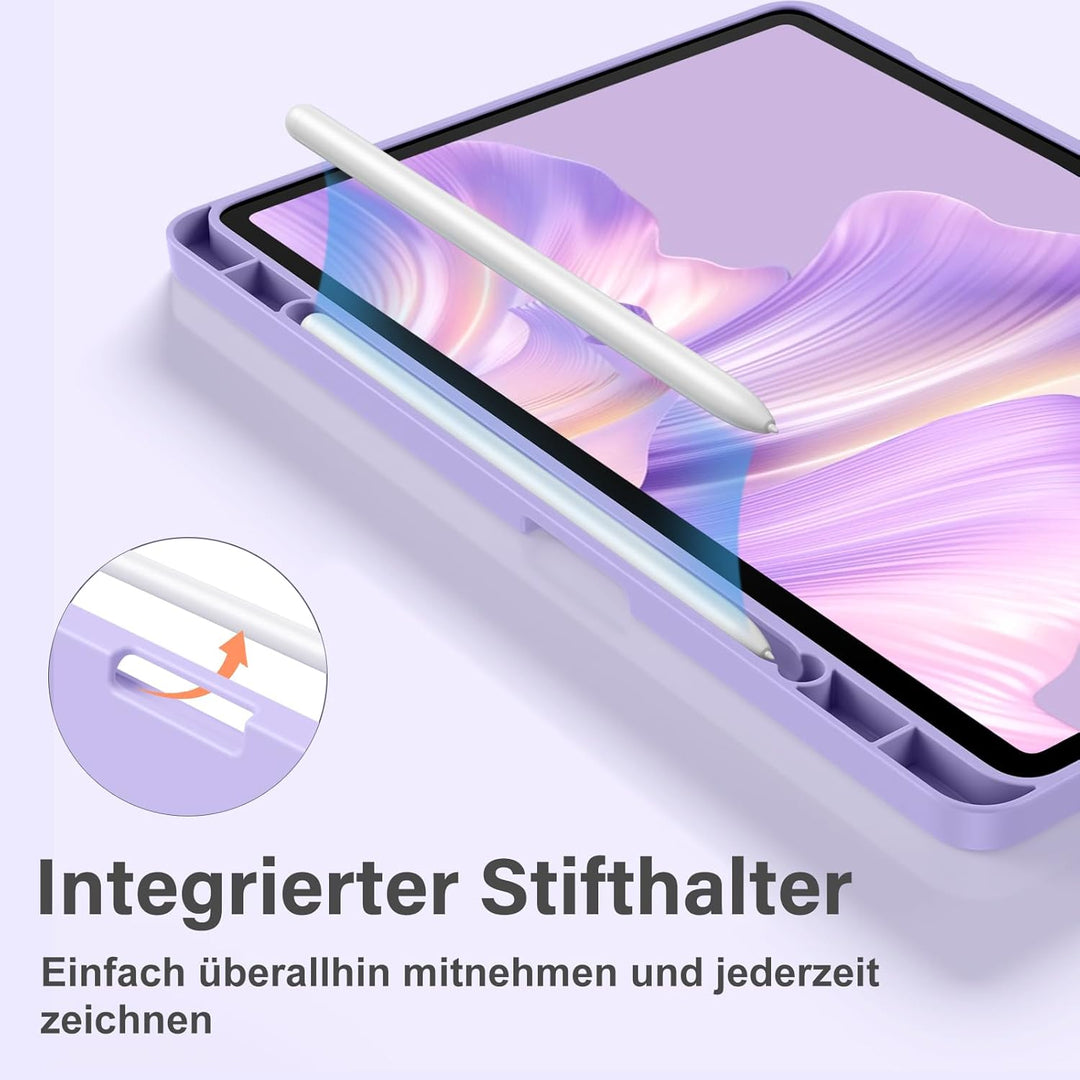 Vobafe Tastatur Hülle für Samsung Galaxy Tab S10 Lite/S10 FE/S9 FE 10.9 Zoll/Tab S9 11 Zoll, 7-Farbe