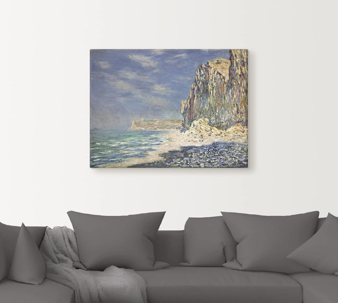 ARTland Leinwandbilder Wandbild Bild auf Leinwand 60x45 cm Wanddeko Landschaften Meer Wellen Strand