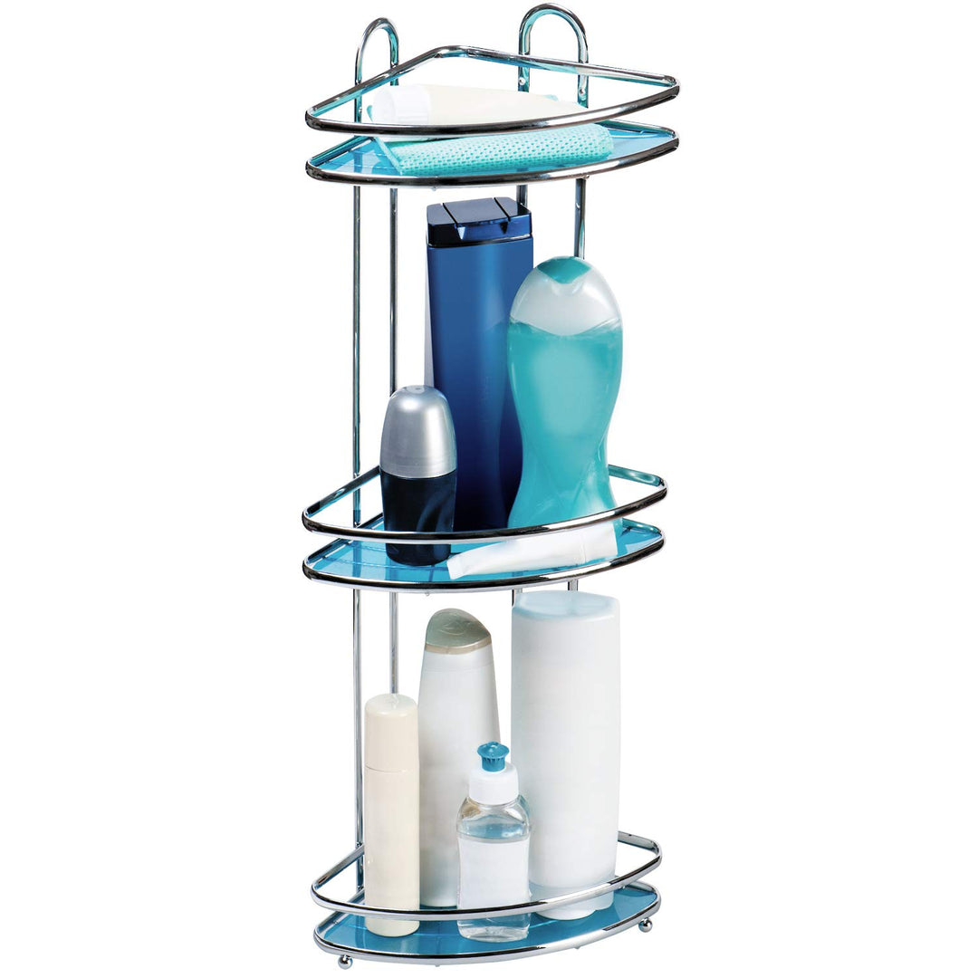 Tatkraft Kaiser | 10048 | Eckregal Badewanne, Dusche Eckregal | Stahl, Silber | Antibakteriell, Rost