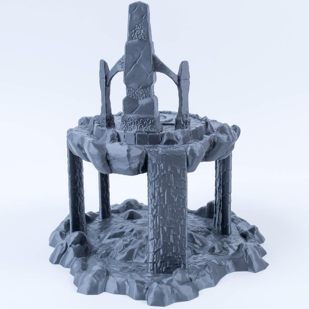 3D Vikings Elfenreich - Schwebende Insel mit Ritualaltar, Massstab 28/32mm