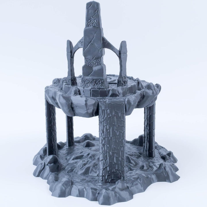 3D Vikings Elfenreich - Schwebende Insel mit Ritualaltar, Massstab 28/32mm