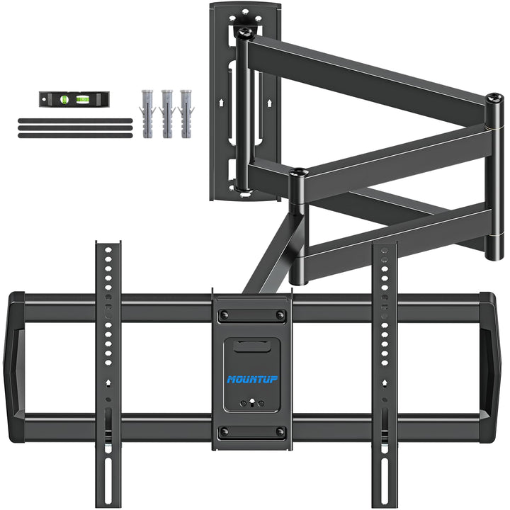 MOUNTUP 962mm Langarm TV Wandhalterung für 42–75 Zoll bis zu 45kg, Schwenkbare Neigbare Wandhalterun