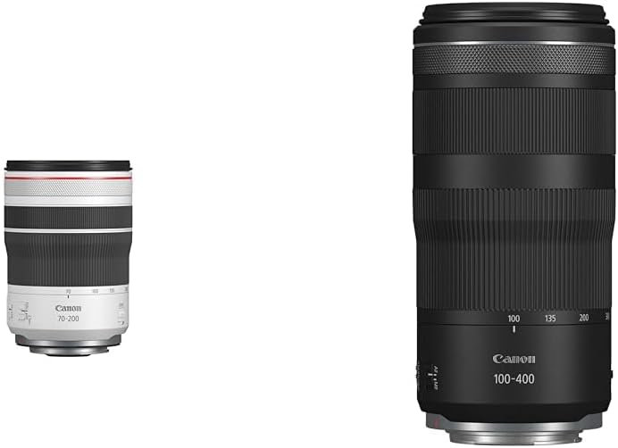 Canon RF 70-200mm F4L is USM Objektiv & Objektiv RF 100-400mm F5.6-8 is USM Supertele-Objektiv Bundl