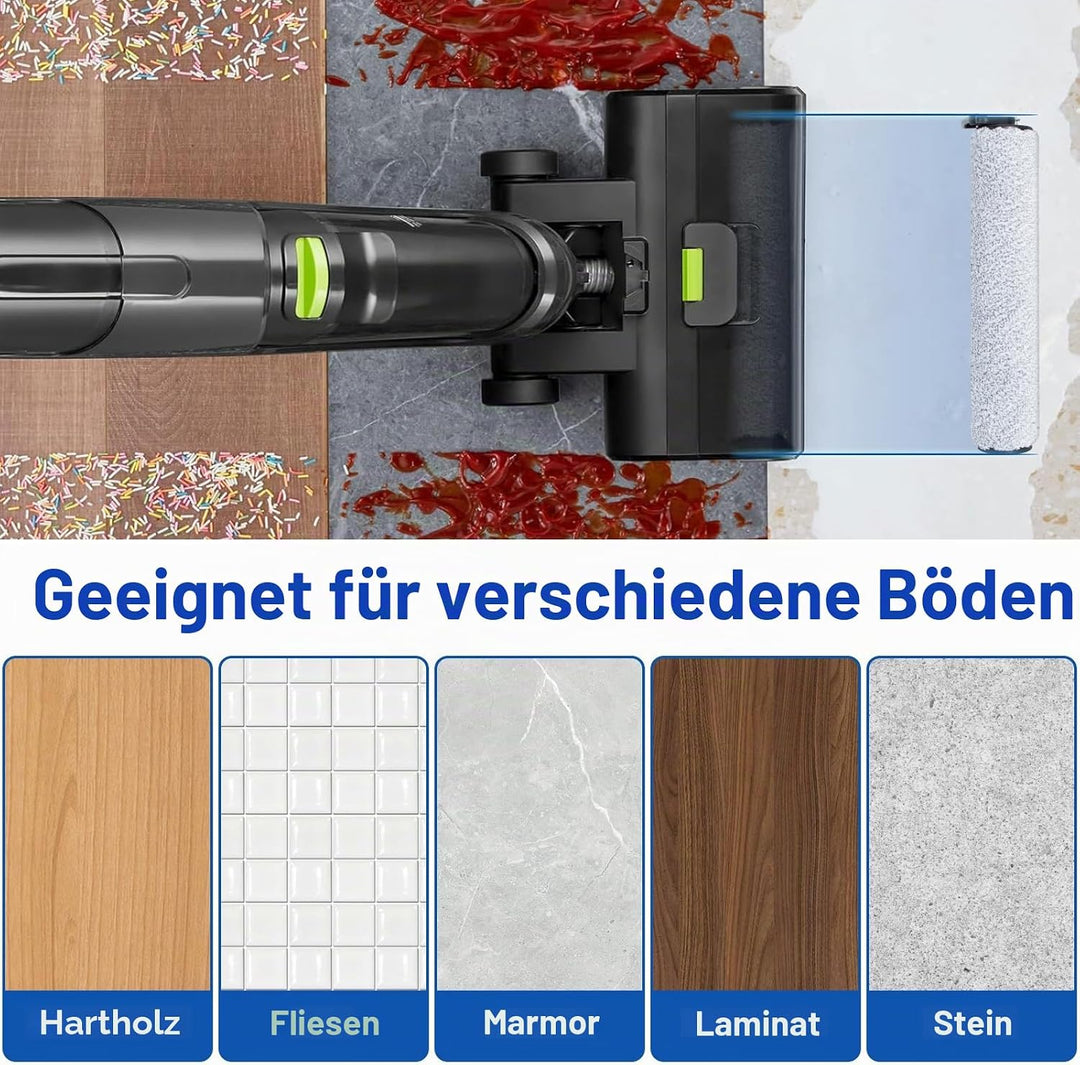 5 Stück Zubehörset für EUREKA NEW400 / NEW400 Gen2 Nass-Trockensauger Kabelloser, 2 Bürstenrollen +