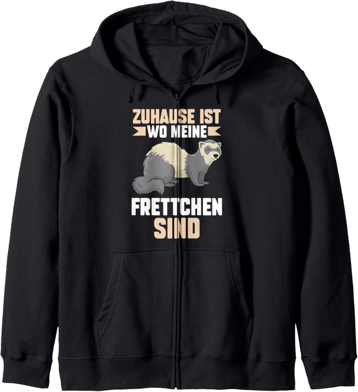 Frettchen Kapuzenjacke