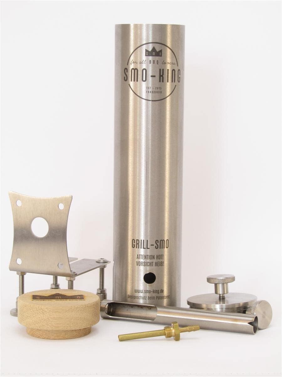 Smo-King Kaltrauchgenerator Grill-SMO 0,65 Liter mit 230 Volt Membranpumpe Starter-Set