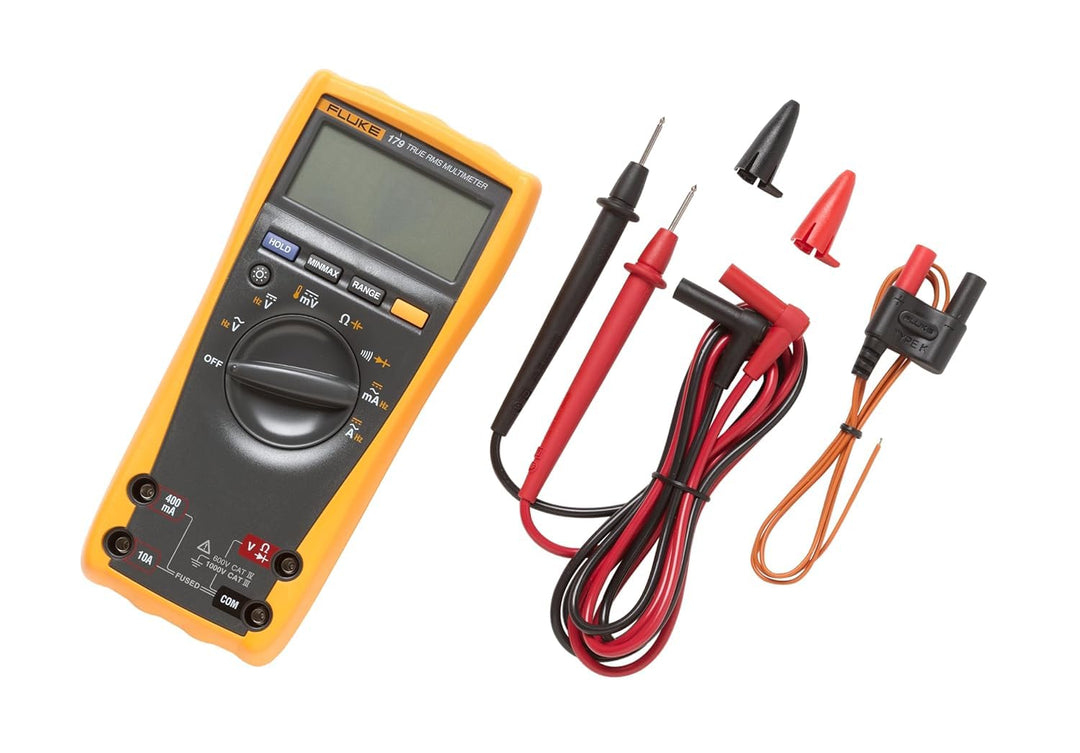 Fluke Multimeter, FLUKE-179 ESFP & Peak Tech P 8200 – Messzubehör Set für Digital Multimeter, Prüfka