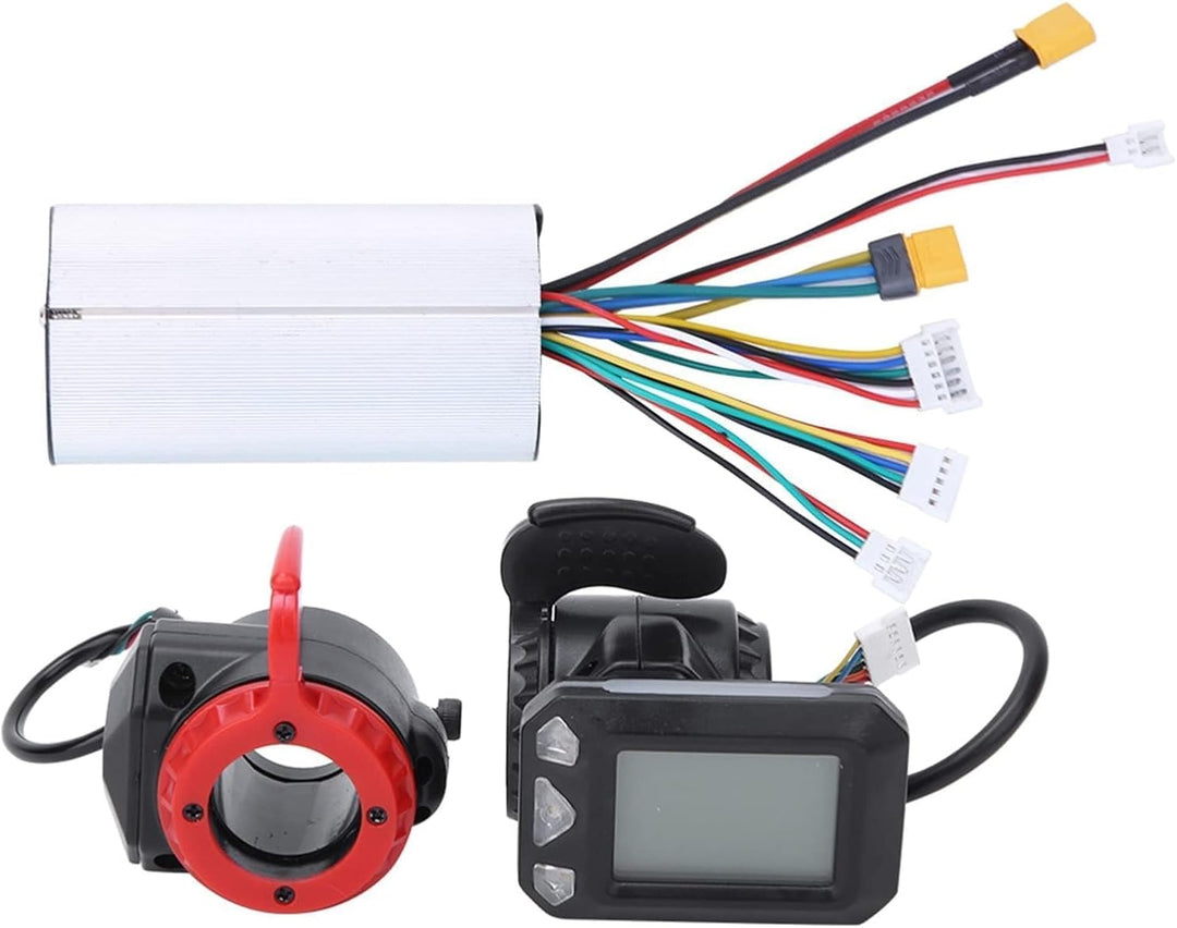Agatige Motor Brushless Controller, 5,5-Zoll-Elektrofahrrad-Controller LCD-Display-Panel-Set für Ele