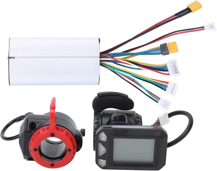 Agatige Motor Brushless Controller, 5,5-Zoll-Elektrofahrrad-Controller LCD-Display-Panel-Set für Ele