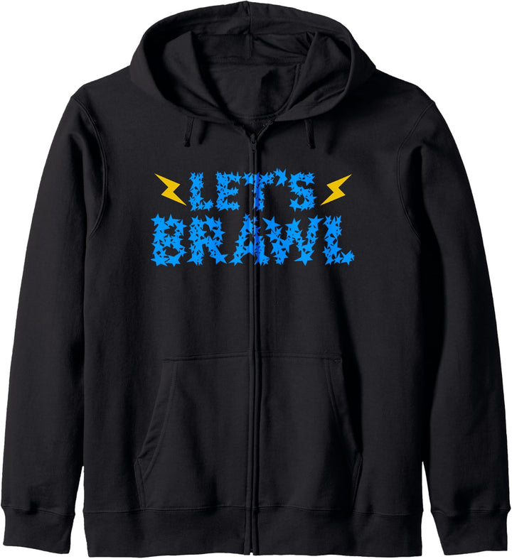 EAT SLEEP BRAWL REPEAT DAMEN HERREN KINDER JUNGEN MÄNNER Kapuzenjacke