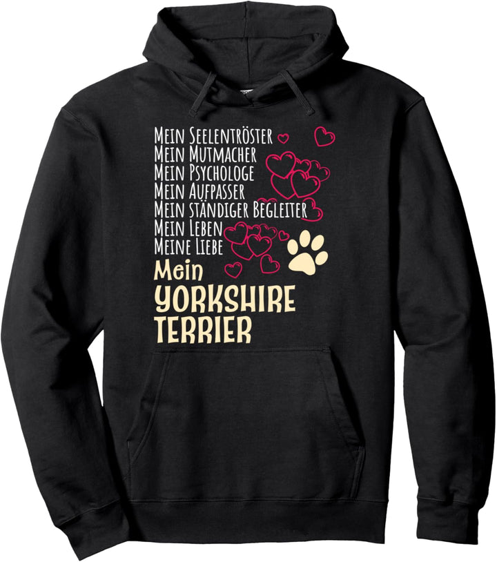 Bekleidung Hunde Besitzer Spruch Geschenk Yorkshire Terrier Pullover Hoodie