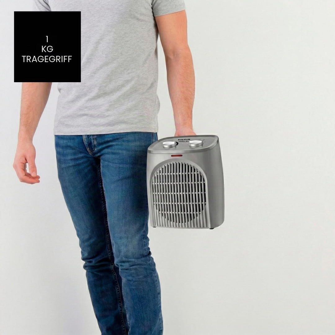 Taurus Heizlüfter | Tropicano Bagno | kompakter Heizlüfter | IP21,Sicherheit | Speziell für das Bade