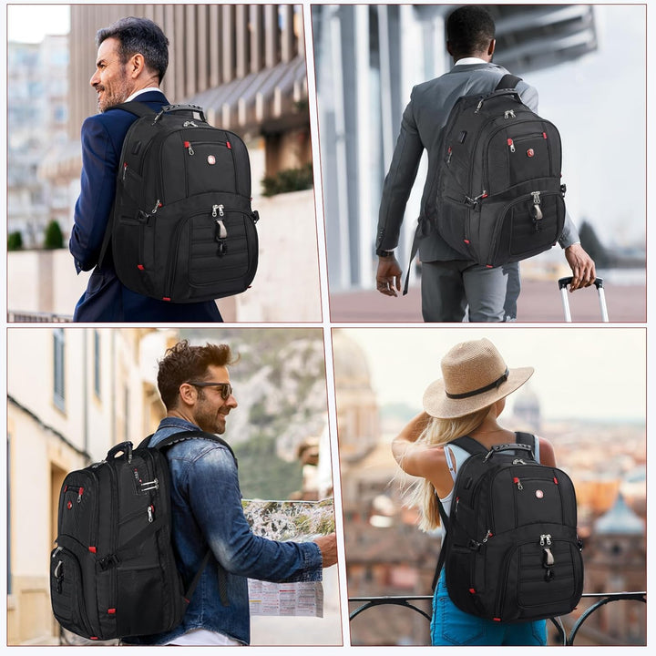 star cloud Rucksack Herren 17 Zoll Laptop Schulrucksack Teenager, Wasserdicht Arbeitsrucksack Reiser