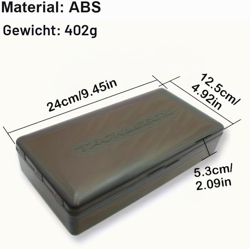 Angelgerätebox, Wasserdichter Fischköder Organizer mit Herausnehmbaren Trennwänden und Magnetischem