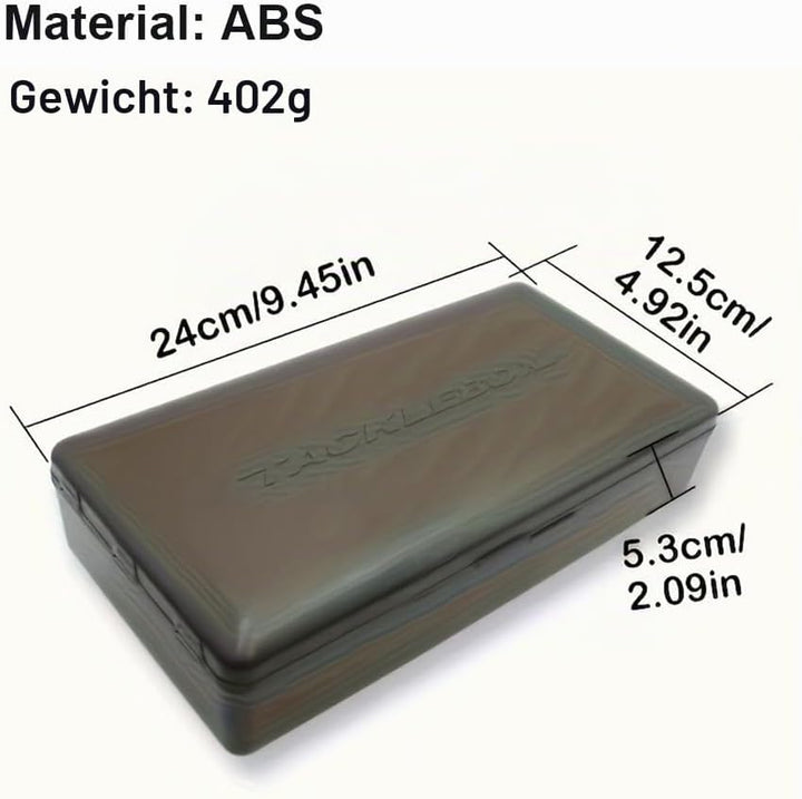 Angelgerätebox, Wasserdichter Fischköder Organizer mit Herausnehmbaren Trennwänden und Magnetischem