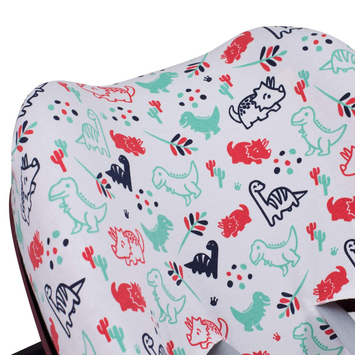 JYOKO KIDS Baumwollbezug für Autositz kompatibel mit Pebble Maxi Cosi, Bebe Confort (Dino Party), Di