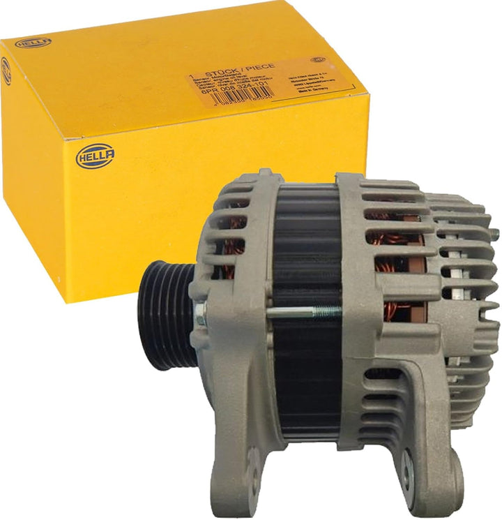 HELLA - Generator/Lichtmaschine - 14V - 120A - für u.a. Nissan Qashqai I (J10, NJ10, JJ10E) - 8EL 01