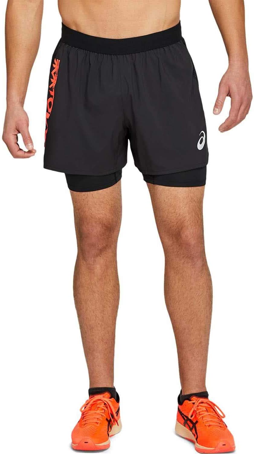 ASICS Katakana Laufshort Herren 21 Schwarz, 21 Schwarz