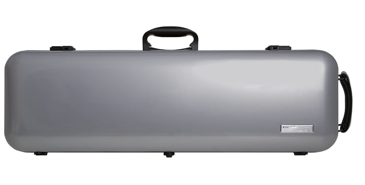 GEWA Violinkoffer AIR 2.1 silber metallic hochglanz, mit zusätzlichem Seitengriff, Made in Germany s
