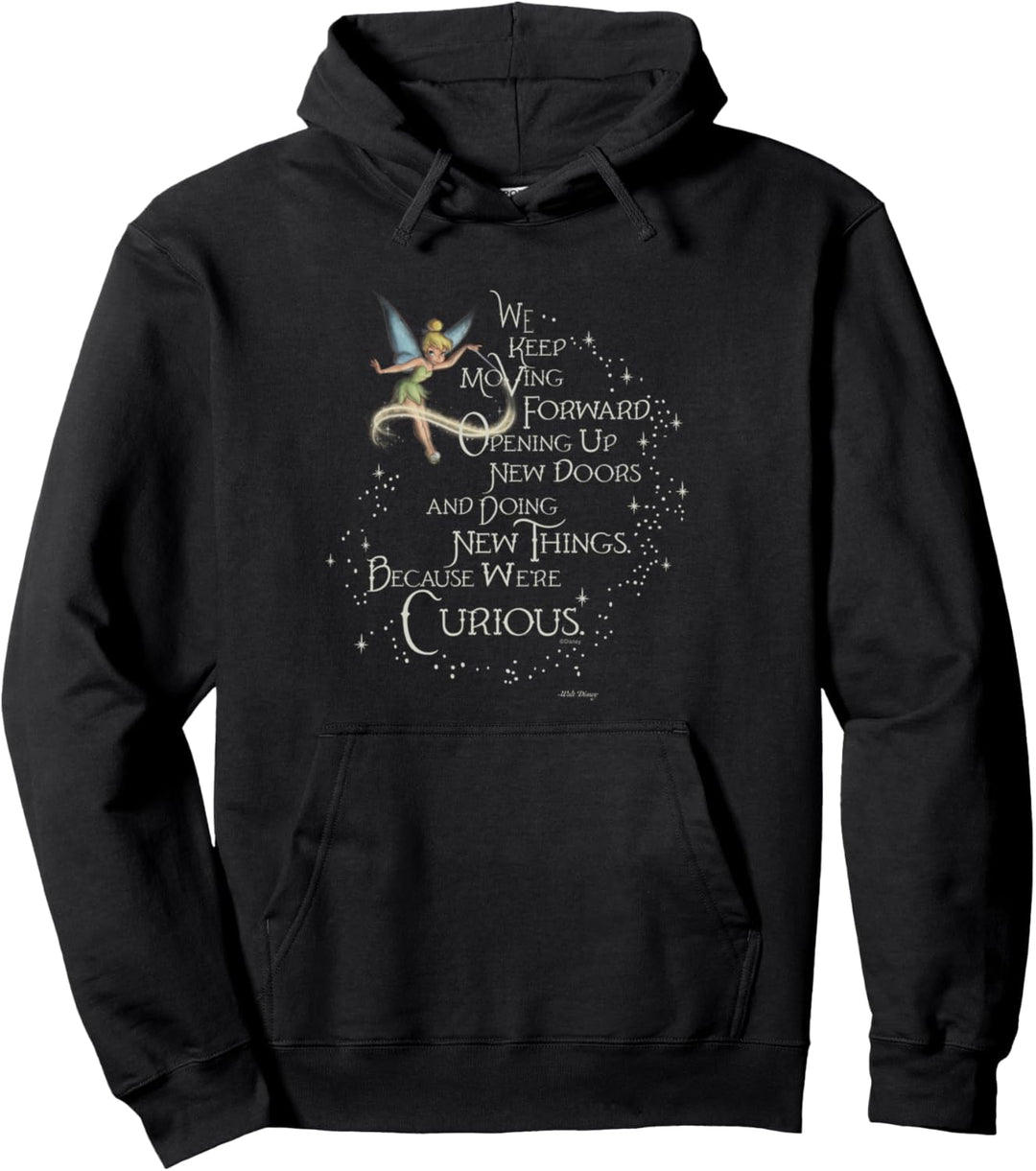Disney 100 Walt Disney Quote Tinker Bell We’re Curious D100 Pullover Hoodie
