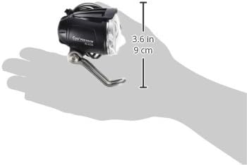 b&m IQ Cyo Premium LED Scheinwerfer mit Schalter Schwarz, Schwarz