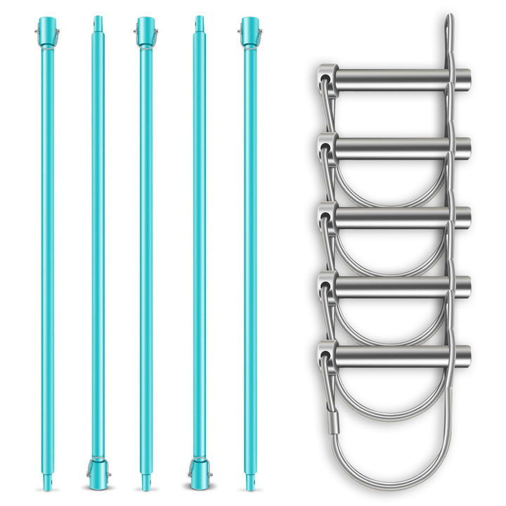 BRUNNENTAL ® 5m Verlängerung + 5x Quick Change - Für Brunnenbohrer Erdbohrer Handerdbohrer zum Tiefe