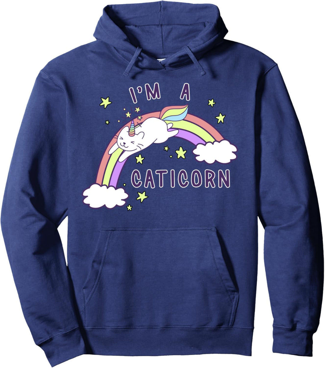 I'm A Caticorn Rainbow Jump Pullover Hoodie