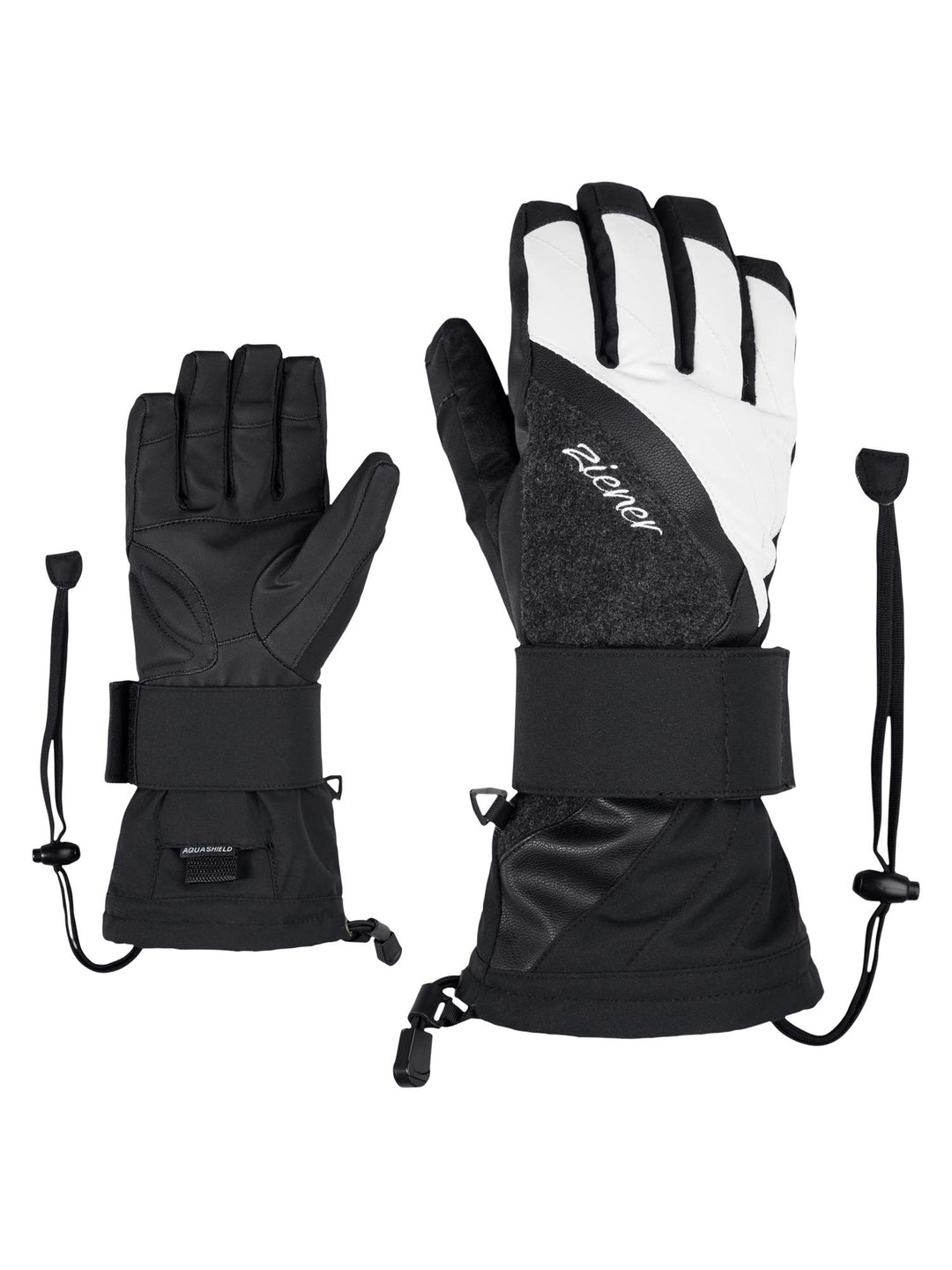 Ziener Damen Milana 6 black.white, 6 black.white