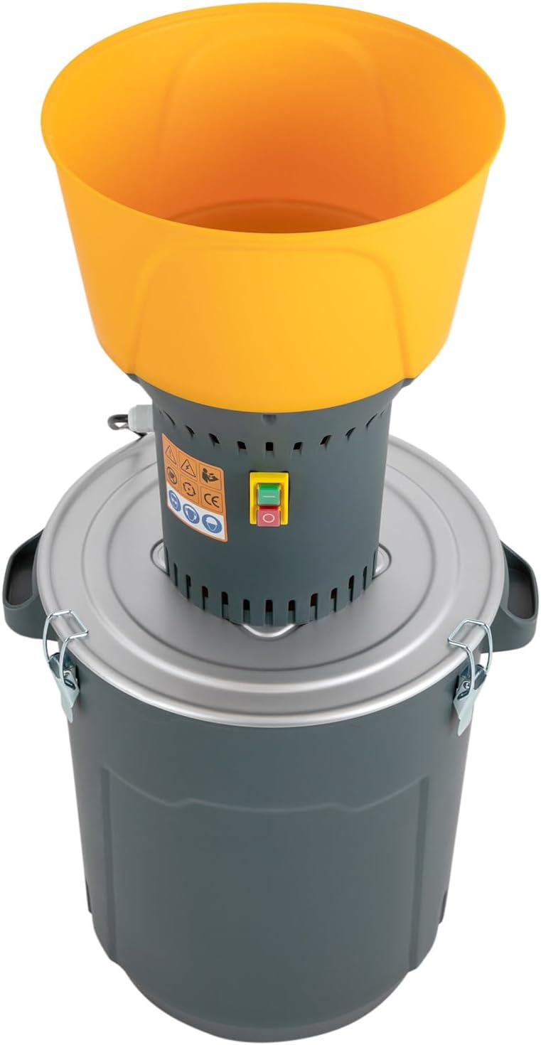 1300W Elektrische Getreidemühle mit 5 Sieben für Getreide Gewürze Kaffee, 1300W Schrottmühle für Hau