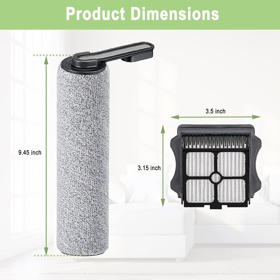 7 Stück Ersatz Bürstenwalze und HEPA Filter Set für Tineco Floor One S5 / S5 Pro / S5 Pro 2 / S5 Ext