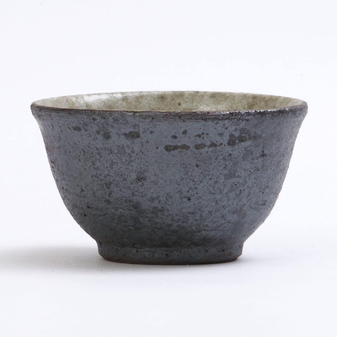 Shigaraki Pottery Sumi-iro Kyusu Teekanne und Yunomi Set