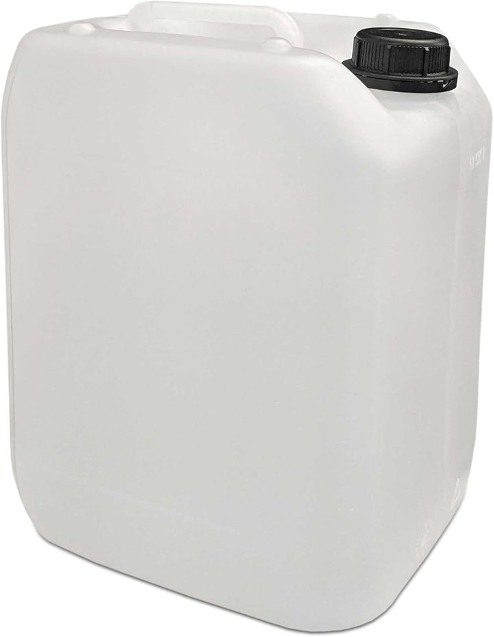 plasteo® 10L Getränke- Wasserkanister Natur | Lebensmittelecht | Hergestellt in DE | UN-Zulassung |