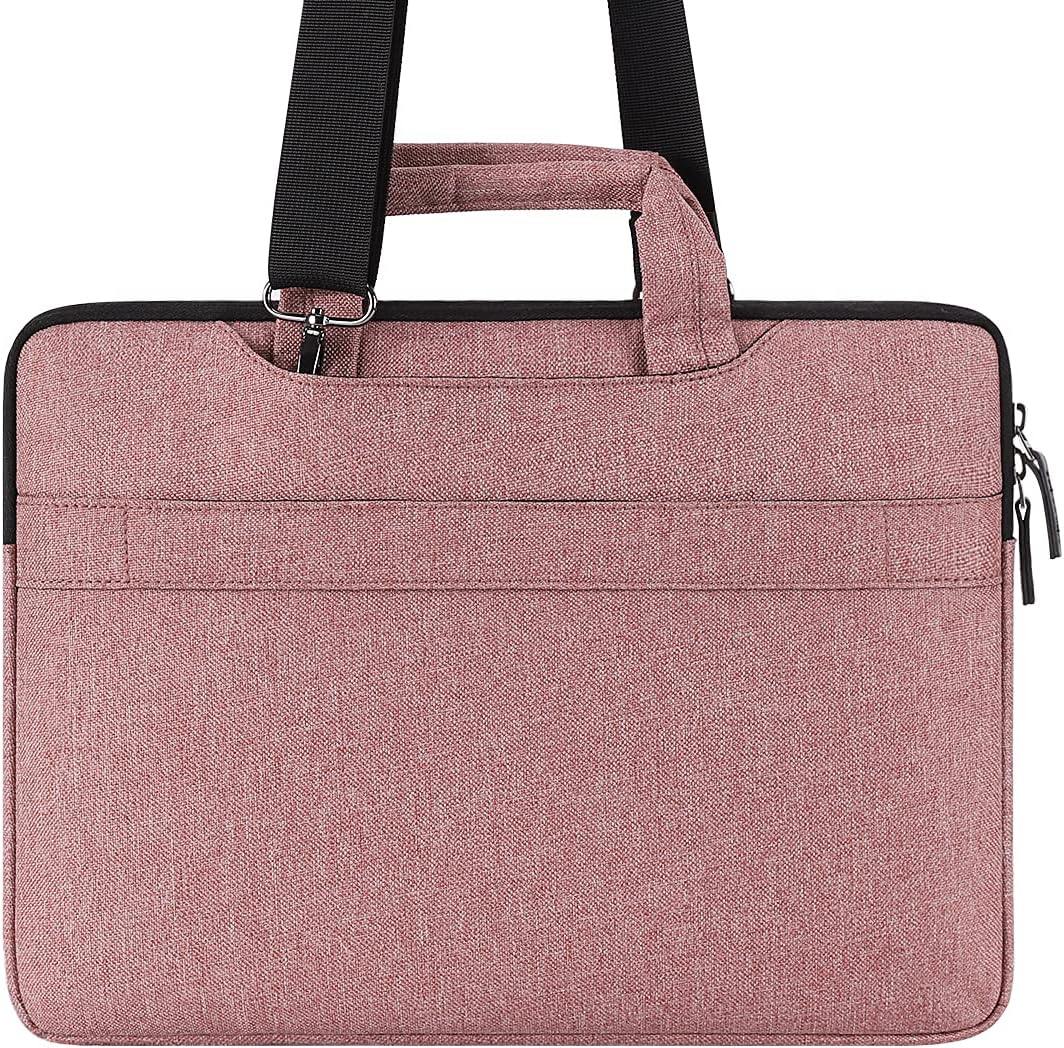 DOMISO 15-15,6 Zoll Wasserdicht Laptop Tasche Aktentasche Schultertasche Notebooktasche für 15.6" Id