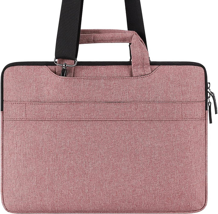 DOMISO 15-15,6 Zoll Wasserdicht Laptop Tasche Aktentasche Schultertasche Notebooktasche für 15.6" Id