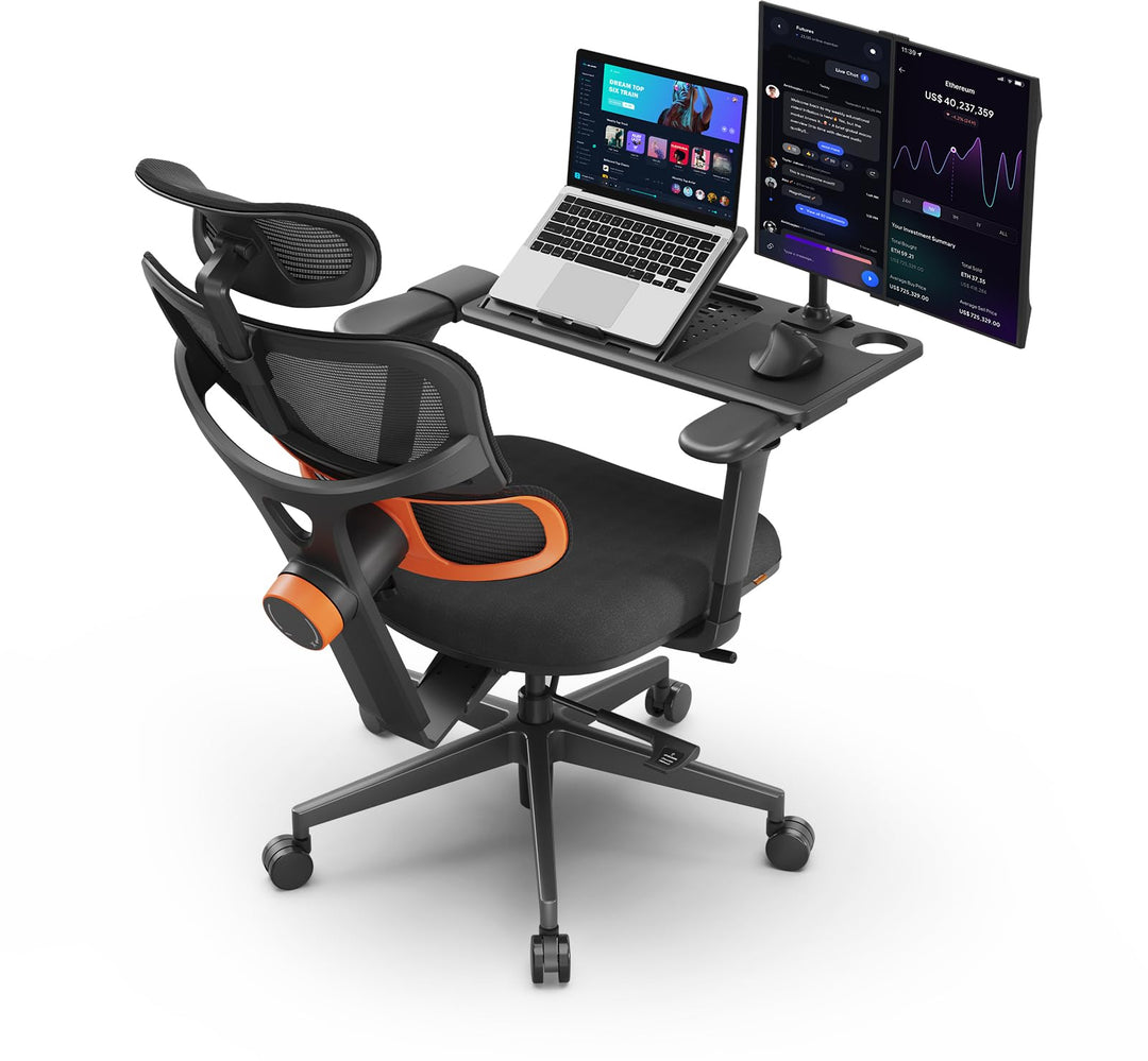 Newtral NT001 Bürostuhl Ergonomisch, Ergonomischer Schreibtischstuhl 150kg, Ergonomic Office Chair P