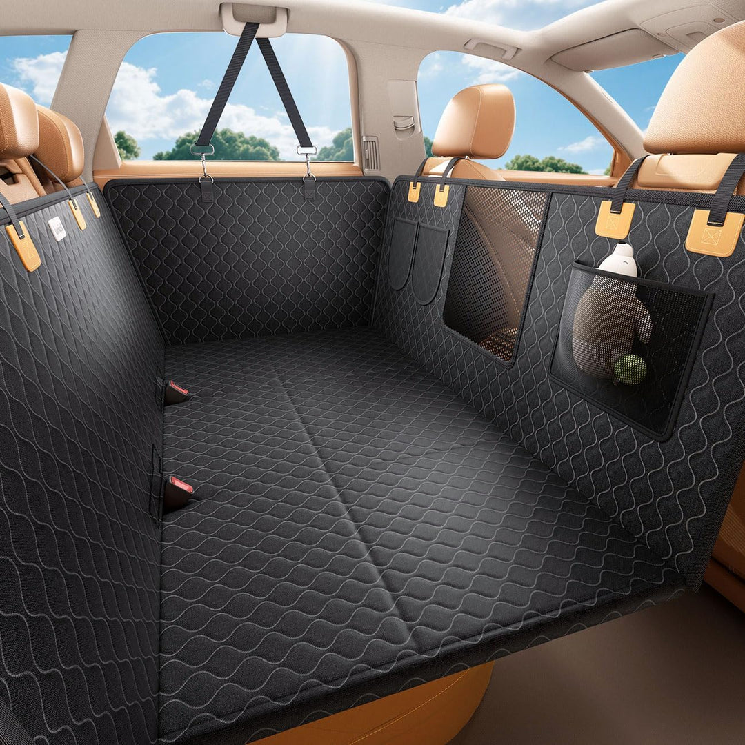 Lamicall Hundedecke Auto Rückbank, Autoschondecke Hund - [TOP Reissfestigkeit] Wasserdichte Hundemat