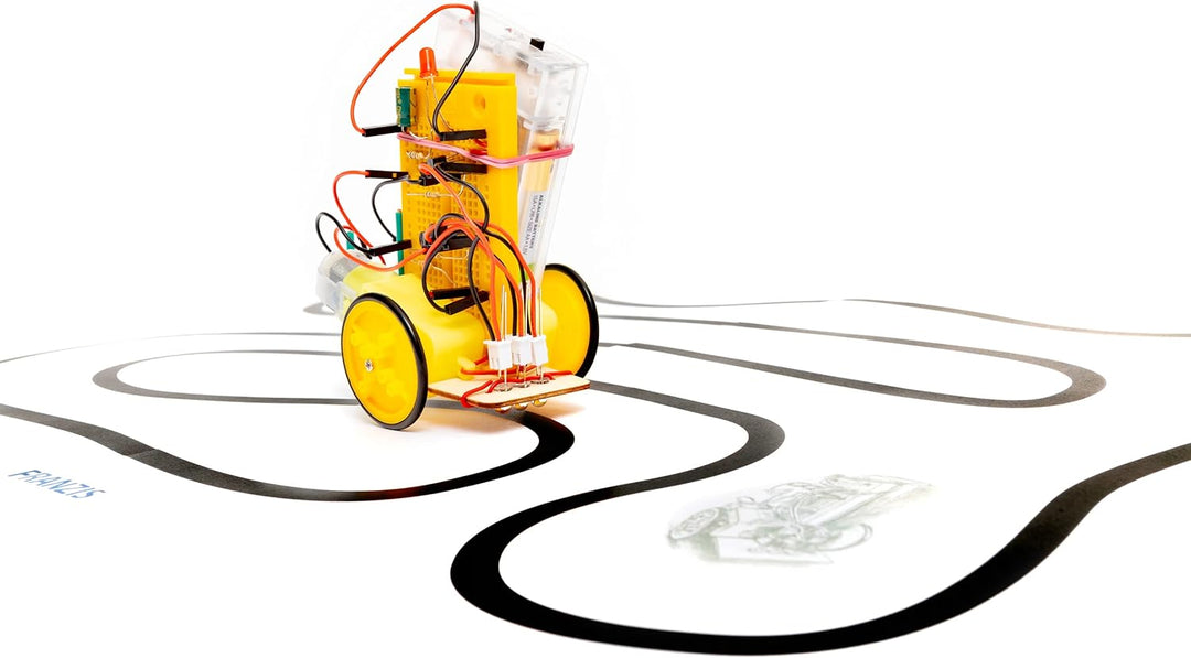 FRANZIS 67161 - Roboter Adventskalender - in 24 Tagen zum eigenen fahrbaren Roboter, ohne Löten, für