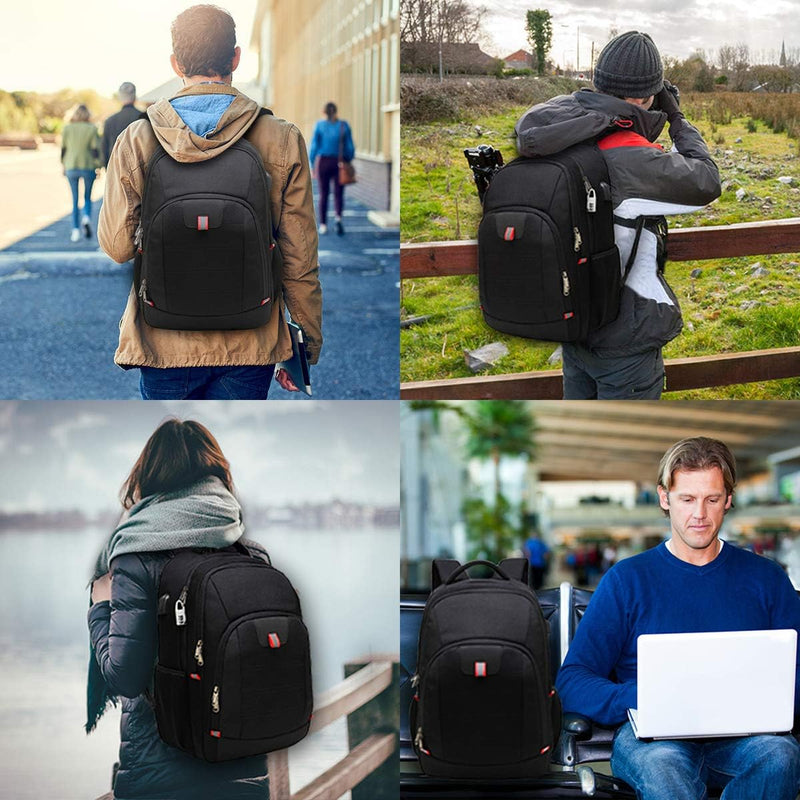 Della Gao Laptop Rucksack Herren, Arbeit Business Rucksack Wasserdicht Rucksack Schule Tasche Damen