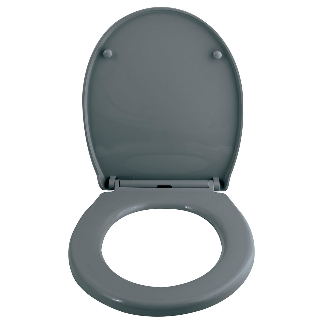 spirella Toilettendeckel oval Klodeckel mit Quick-Release-Funktion und Softclose Absenkautomatik. An