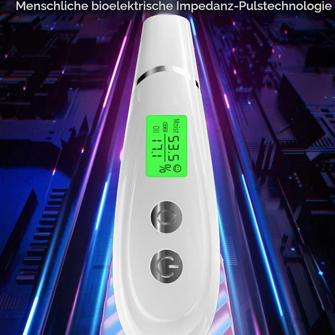 Hautanalysegerät, Digital Skin Detector Pen, Hautdetektor Gesichtsfeuchtigkeitstester Detektor Hautö