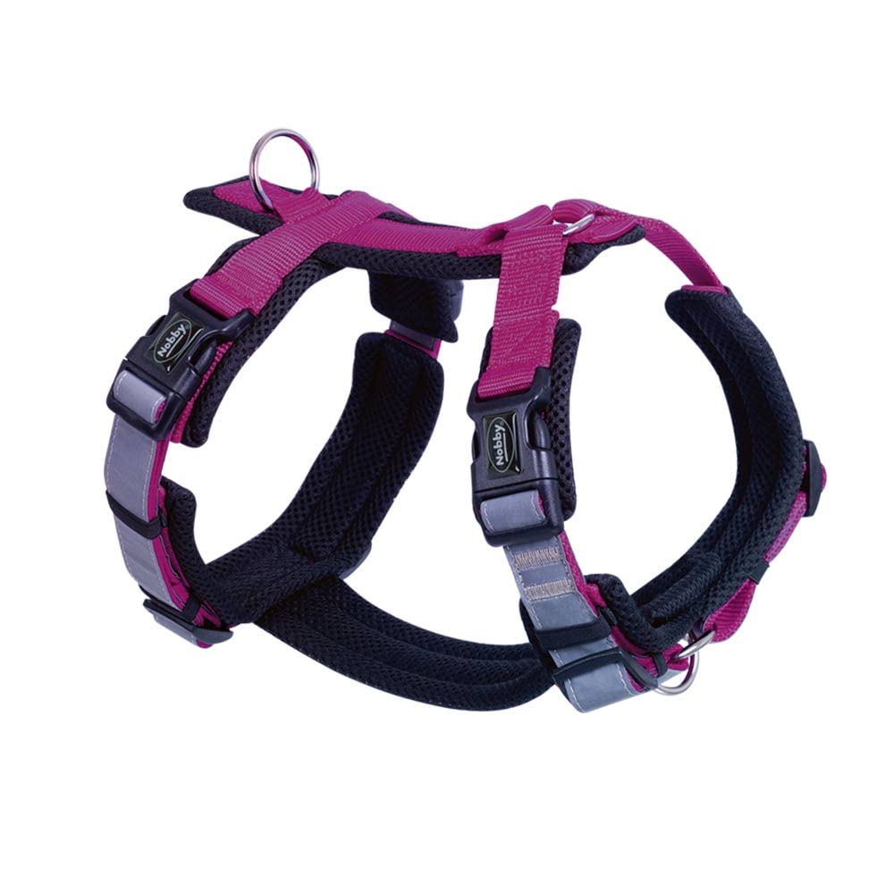 Nobby Geschirr DAILY WALK COMFORT, himbeere, M: Brust: 36-48 cm, Bauch: 57-76 cm, 1 Stück