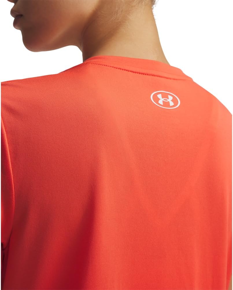 Under Armour Damen Fitness T-Shirt und Tank Tech Short Sleeve Solid S Rot, S Rot